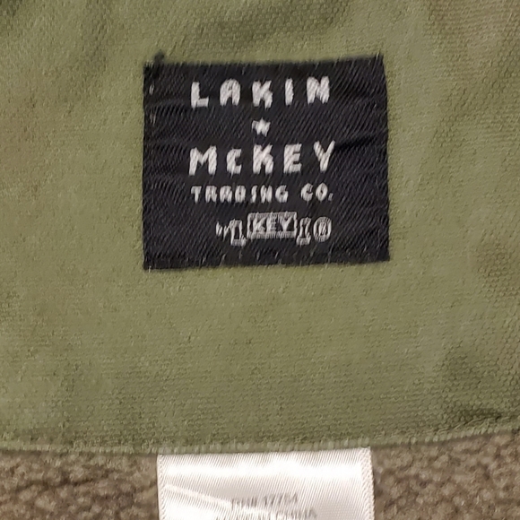 Lakin Mckey Women's Canvas Sherpa Lined Vest Olive Green Size 2XLR Farming Work - Picture 11 of 12